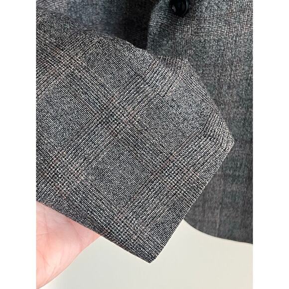Ted Baker London Kyle SPJ Plaid Long Sleeve Notch Lapel Single Breast Blazer 44R - Picture 4 of 10